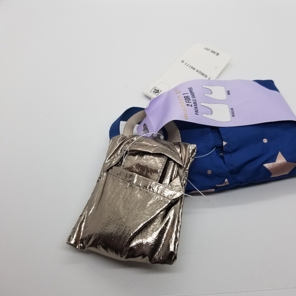 NWT Madden Girl set of two packable reusable bags - Picture 2 of 4